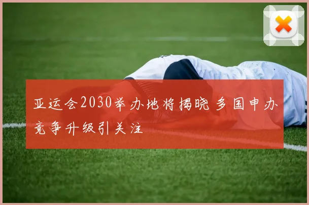 亚运会2030举办地将揭晓 多国申办竞争升级引关注